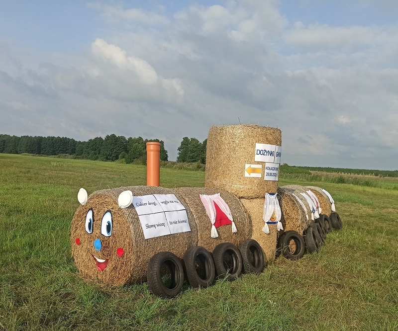 Ciuchcia dożynkowa w Borzykowie