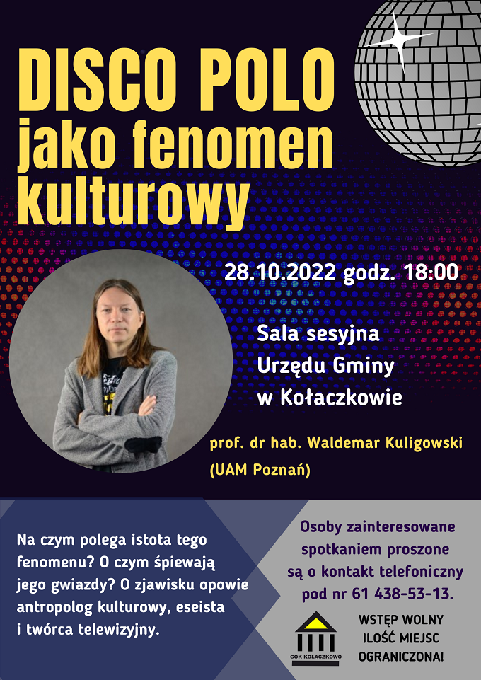 Plakat - disco polo jako fenomen kulturowy