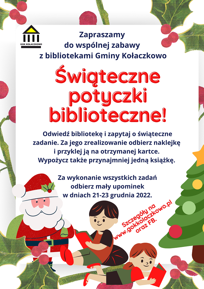 Plakat na potyczki biblioteczne
