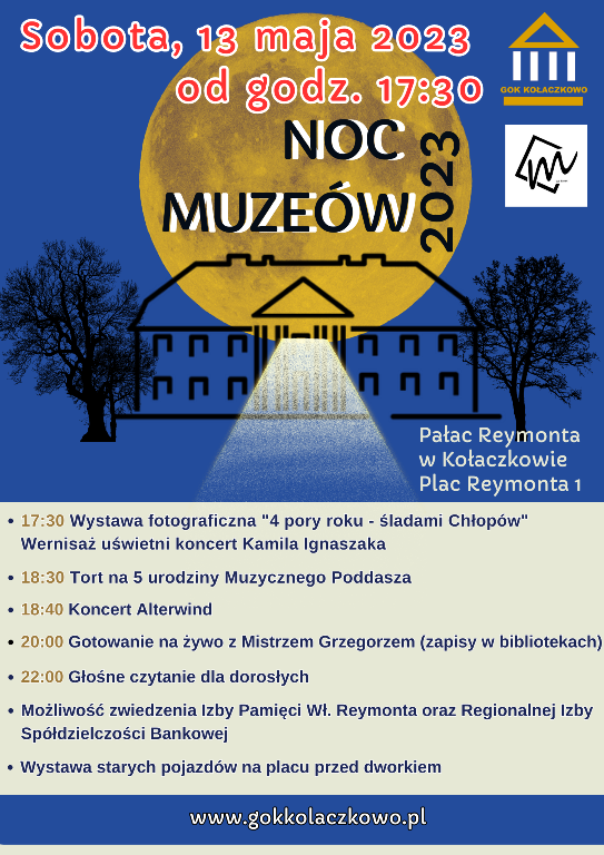 Plakat Noc Muzeów 2023