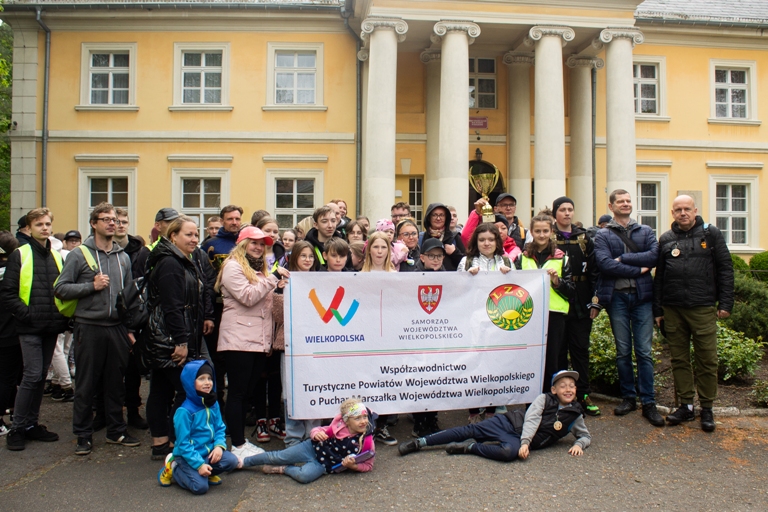 Uczestnicy podczas zakończenia rajdu