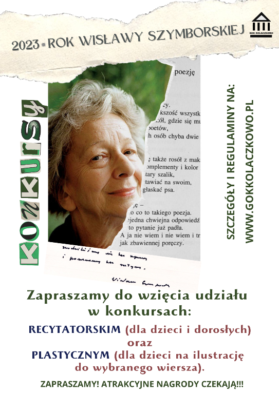 Plakat konkursu plastycznego i recytatorskiego
