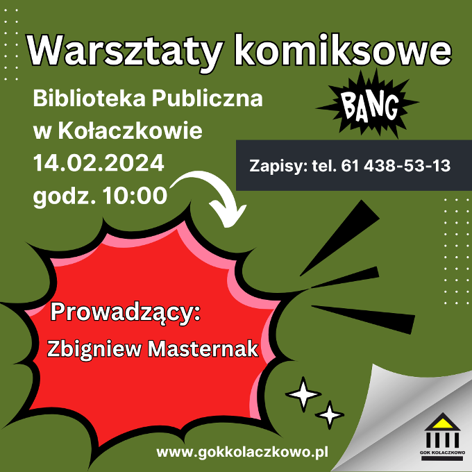 Warsztaty komiksu Oferta zajęć komiksowych w ferie 2024