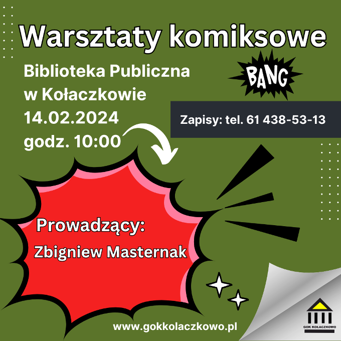 Oferta zajęć komiksowych w ferie 2024