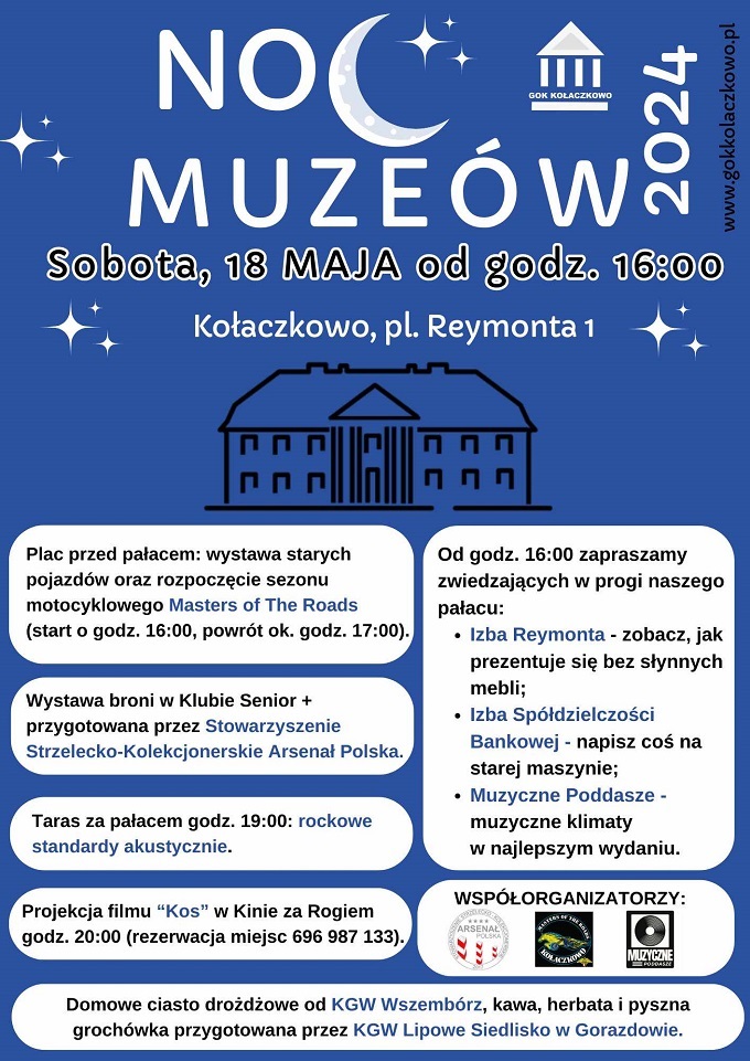 Plakat Nocy Muzeów 2024