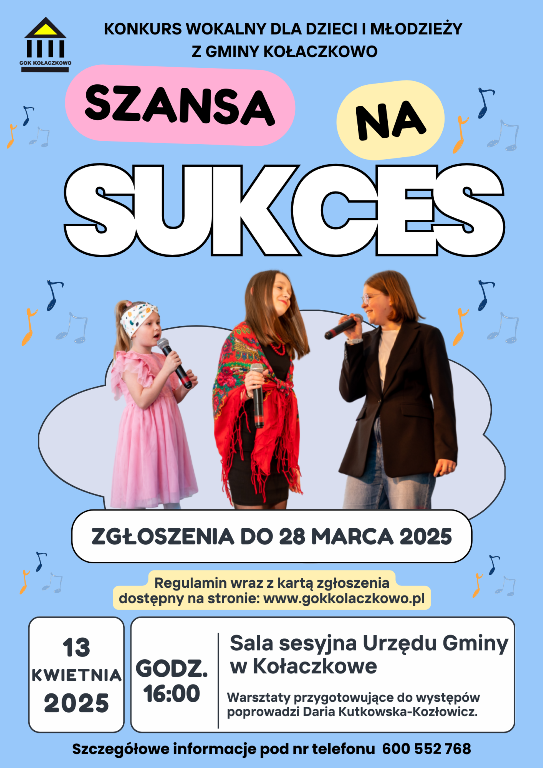 Plakat Szansy na sukces 2025