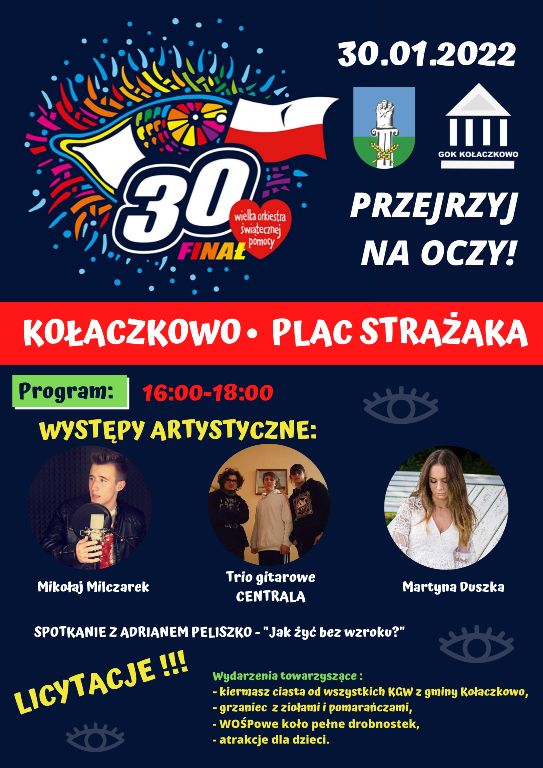 Plakat WOŚP 2022