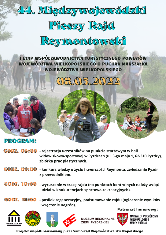 Plakat 44. Międzywojewódzkiego Rajdu Reymontowskiego